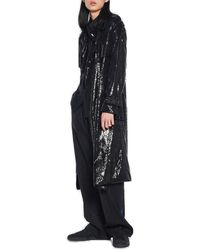 Koche - Button Detailed Long-sleeved Raincoat - Lyst