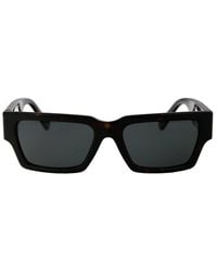 Versace - Rectangle Frame Sunglasses - Lyst