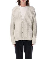 Helmut Lang - Cable Knit Cardigan - Lyst