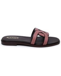 Tod's - Chain Slip-on Sandals - Lyst