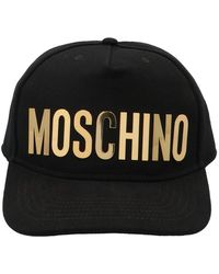 Moschino - Metallic Logo Cap - Lyst