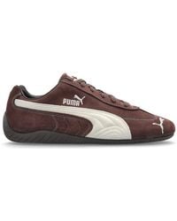 PUMA - Logo Embroidered Lace-Up Sneakers - Lyst