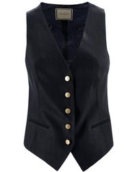 Tagliatore - Single-Breasted Sleeveless Vest - Lyst