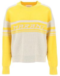 Isabel Marant - Isabel Marant Etoile 'callie' Jacquard Logo Sweater - Lyst