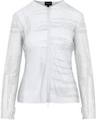 Tシャツ・カットソー GIORGIO ARMANI CAPPUCCINO STRETCH VISCOSE BLEND T-SHIRT V-neck T-shirt Icon in stretch viscose jersey | Giorgio Armani