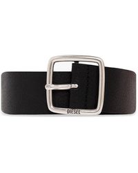 Diesel Black Gold 'Benjamin-A' Studded Belt in Black for Men | Lyst