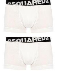 DSquared² Branded Boxers Two-pack - Black