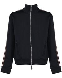 Burberry - Side Striped Zip-up Jacket - Lyst