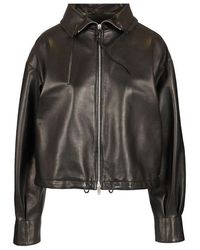 DURAZZI MILANO - Nappa Bomber Jacket - Lyst
