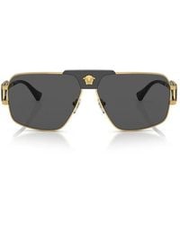 Versace - Oversized Frame Sunglasses - Lyst