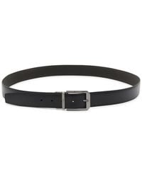 Zegna - Black Leather Belt - Lyst