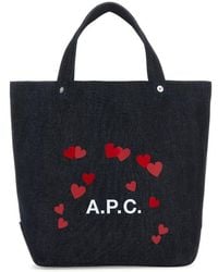A.P.C. - Valentines Day Mini Shopping Bag - Lyst