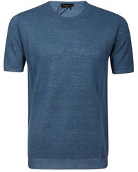 Roberto Collina - Roundneck Knit T-shirt - Lyst