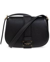 Kate Spade - Logo Engraved Shoulder Bag - Lyst