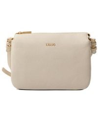Liu Jo - Logo Lettering Zipped Crossbody Bag - Lyst