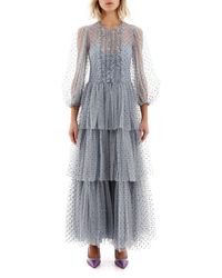 red valentino light blue dress