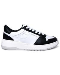 Ferragamo - Two-Toned Low-Top Sneakers - Lyst