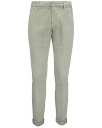 Dondup - Mid Rise Slim Fit Trousers - Lyst