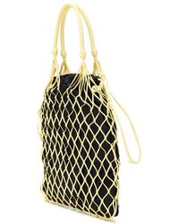 prada mesh bucket bag