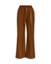 Nanushka - Calie Drawstring Wide-leg Trousers - Lyst