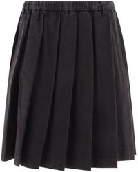 Aspesi - Pleated Skirt - Lyst