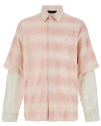 Amiri - And Shirt With Double-Layer Sleeves - Lyst