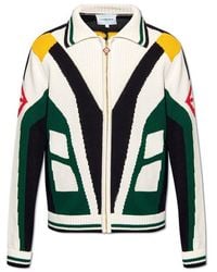 Casablancabrand - Casa Racing Knit Jacket - Lyst
