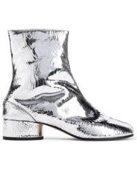 Maison Margiela - Mirror-Effect Boots - Lyst