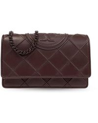 Tory Burch - Fleming Chain Soft Wallet - Lyst