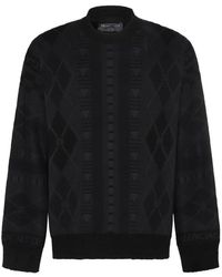Balenciaga - Dark Cotton Knitwear - Lyst