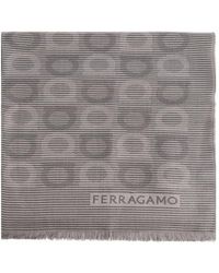 Ferragamo - Pinstriped Scarf, - Lyst