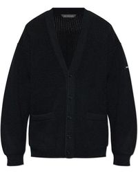 Balenciaga - Button-Up Knit Cardigan - Lyst