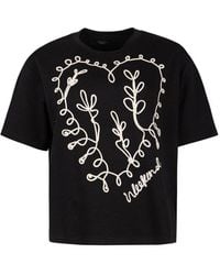 Weekend by Maxmara - Lecco Floral Patterned Crewneck T-Shirt - Lyst