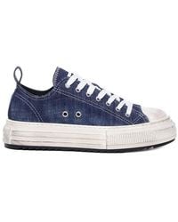 DSquared² - Berlin Round Toe Sneakers - Lyst