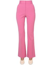 Boutique Moschino - High Waist Flared Pants - Lyst