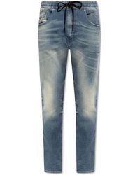 DIESEL - 2030 D-krooley Straight-leg Jeans - Lyst