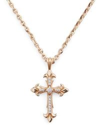 Emanuele Bicocchi - Fleury Cross Necklace - Lyst