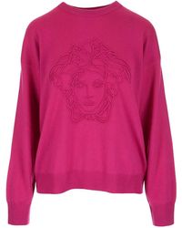 Versace 10011151a007391p860 Other Materials Sweater - Pink