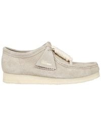 Clarks - Wallabee Lace-up Derby Shoes - Lyst