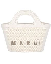 Marni - Mini Tote Bag Tropicalia - Lyst