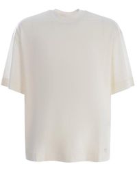 Emporio Armani - Asv Oversized Jersey T-shirt - Lyst