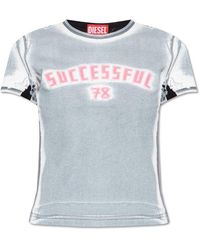 DIESEL - ‘T-Uncutie-Long-M2’ T-Shirt - Lyst