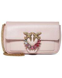 Pinko Love Pocket Simply Shoulder Bag - Pink
