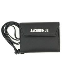 Jacquemus Le Porte Rectangular Card Holder - Black