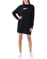 black and gold nike dress