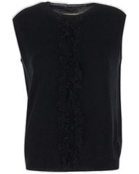 Uma Wang - Knitted Sleeveless Top - Lyst