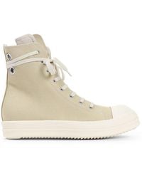 Rick Owens - Eyelet-Detailed Lace-Up Sneakers - Lyst