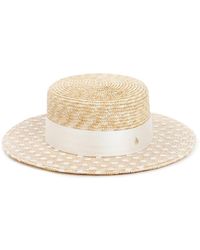 Maison Michel - Kiki Canotier Hat - Lyst