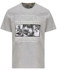 Barbour - Graphic Printed Crewneck T-shirt - Lyst