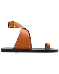 Isabel Marant - Buckled Ankle Strap Sandals - Lyst